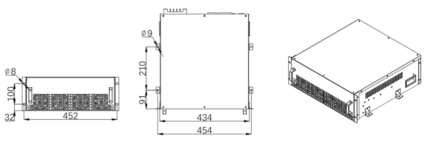 50kvar安装尺寸(抽屉式)