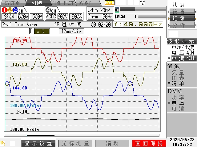 Ac Chp电流波形图